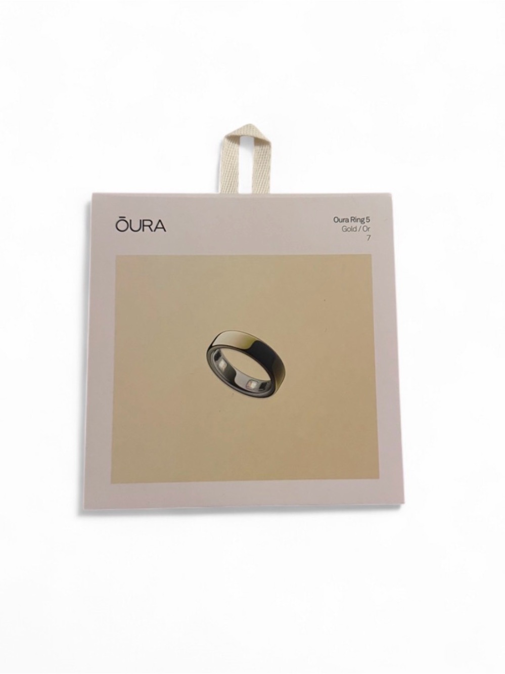 Oura Ring 5 Smart Ring - Gold and Black Finish